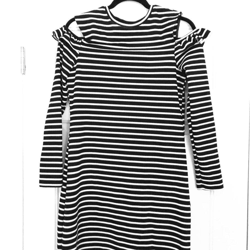 Nautical cut-out dress